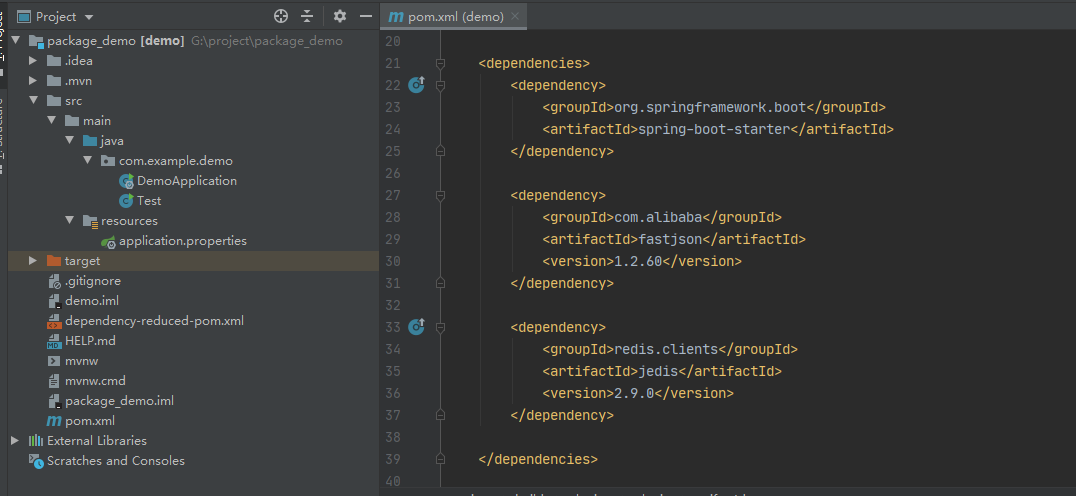 项目结构及依赖